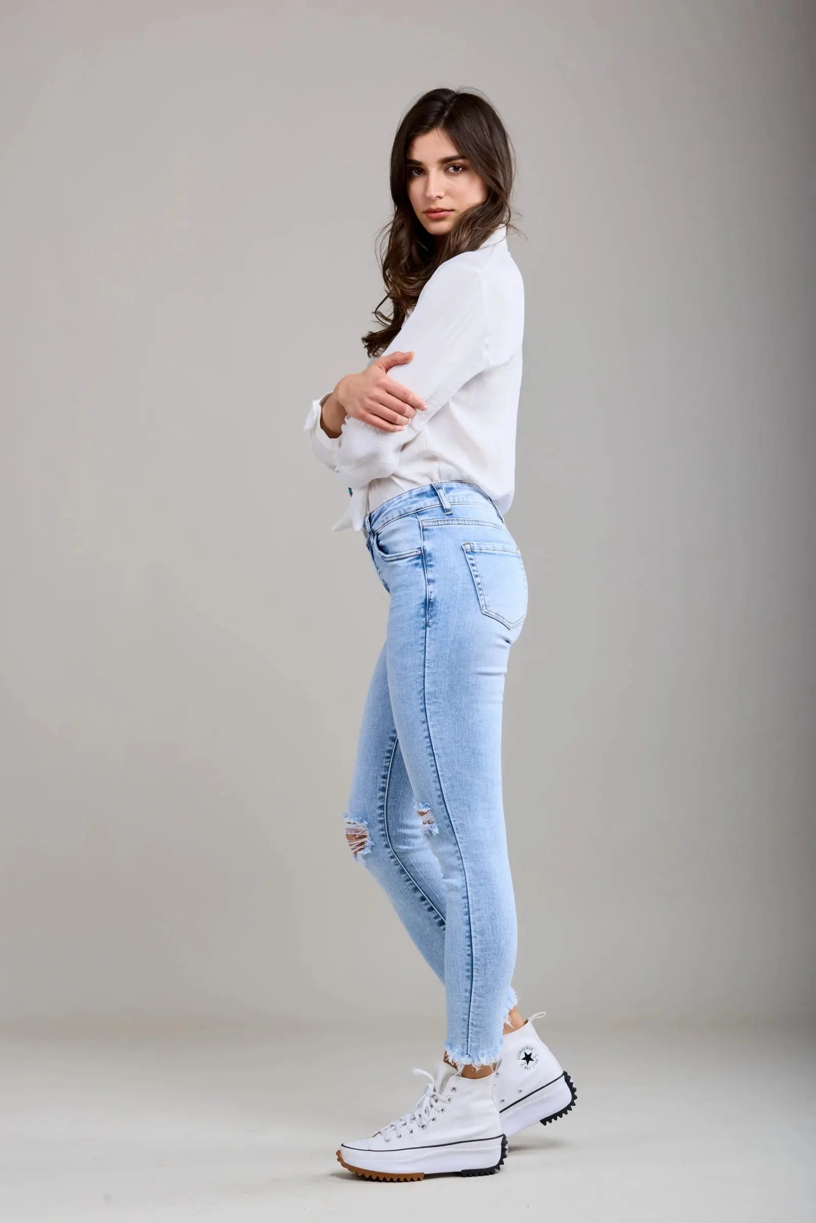 Jeans slim déchiré - Emy L'Empire Des Marques