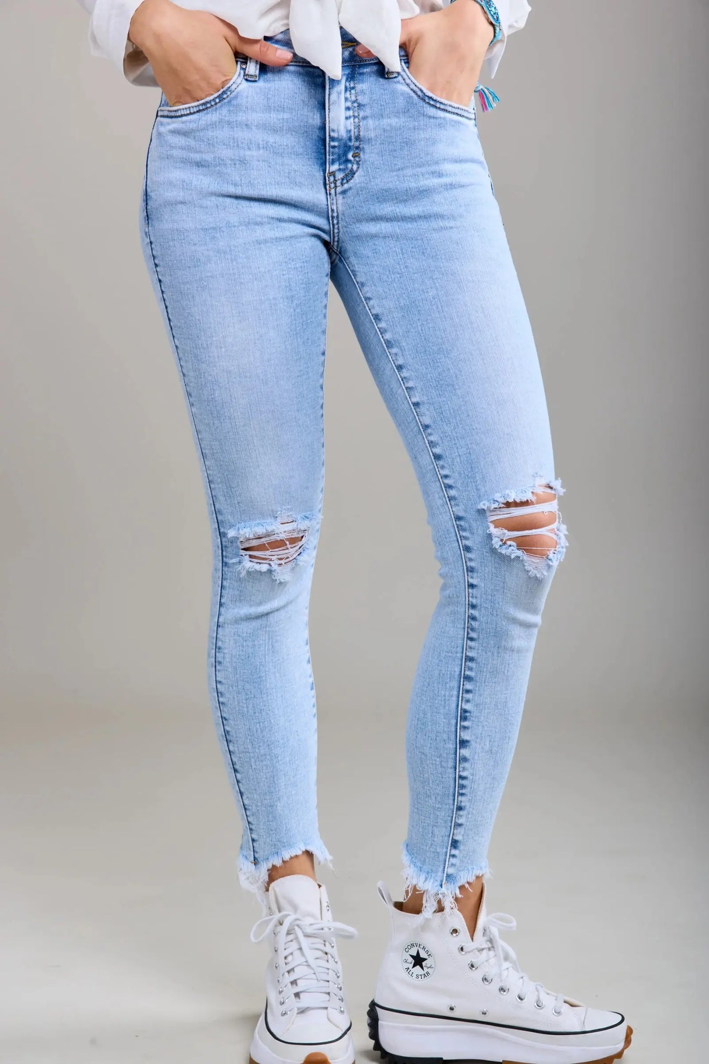 Jeans slim déchiré - Emy L'Empire Des Marques