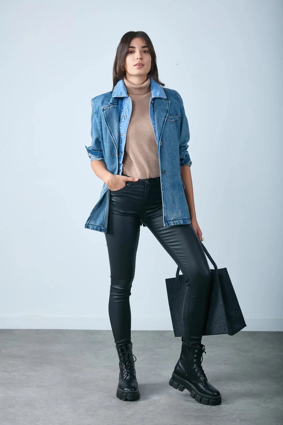 Pantalon enduit Push-Up - Magika L'Empire Des Marques