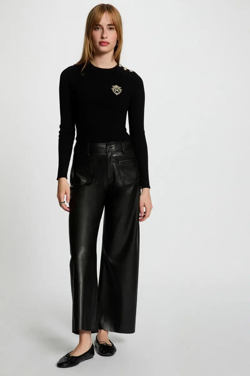 Pull col rond côtelé - MRAYU Morgan