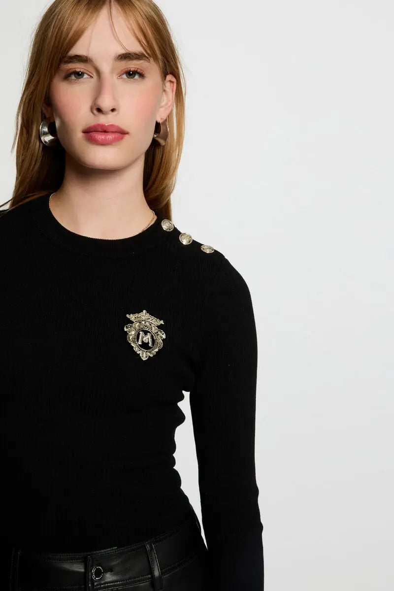 Pull col rond côtelé - MRAYU Morgan